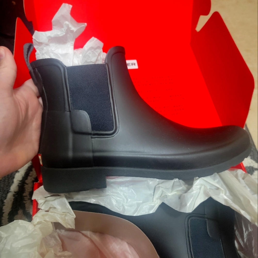 New Hunter Chelsea rain boots